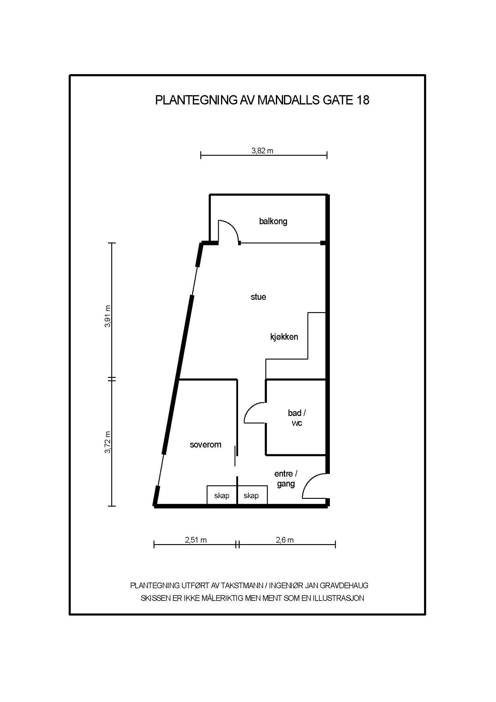 Plantegning Galleribilde