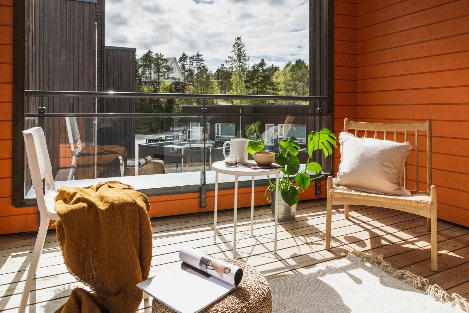 Privat, skjermet balkong på hele 7 kvm. Galleribilde