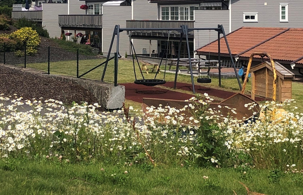 bruksrett på intern lekeplass inne på området Galleribilde