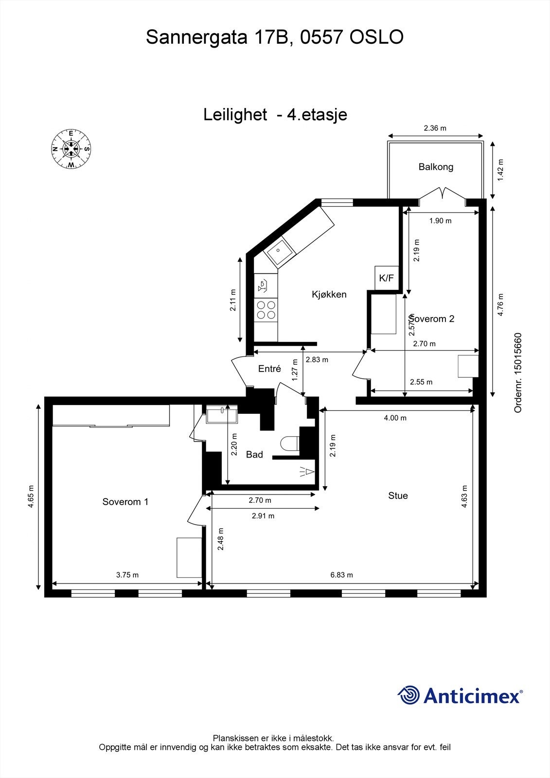 Plantegning Galleribilde