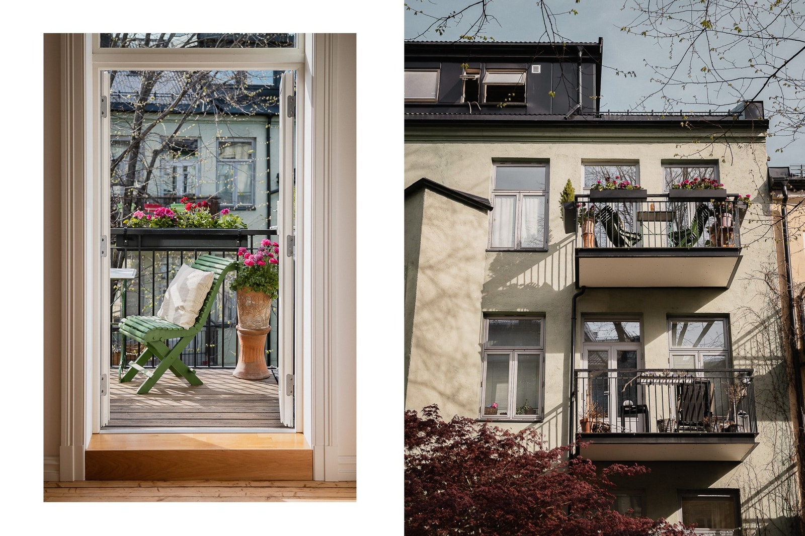 Direkte adkomst til vestvendt balkong. Galleribilde