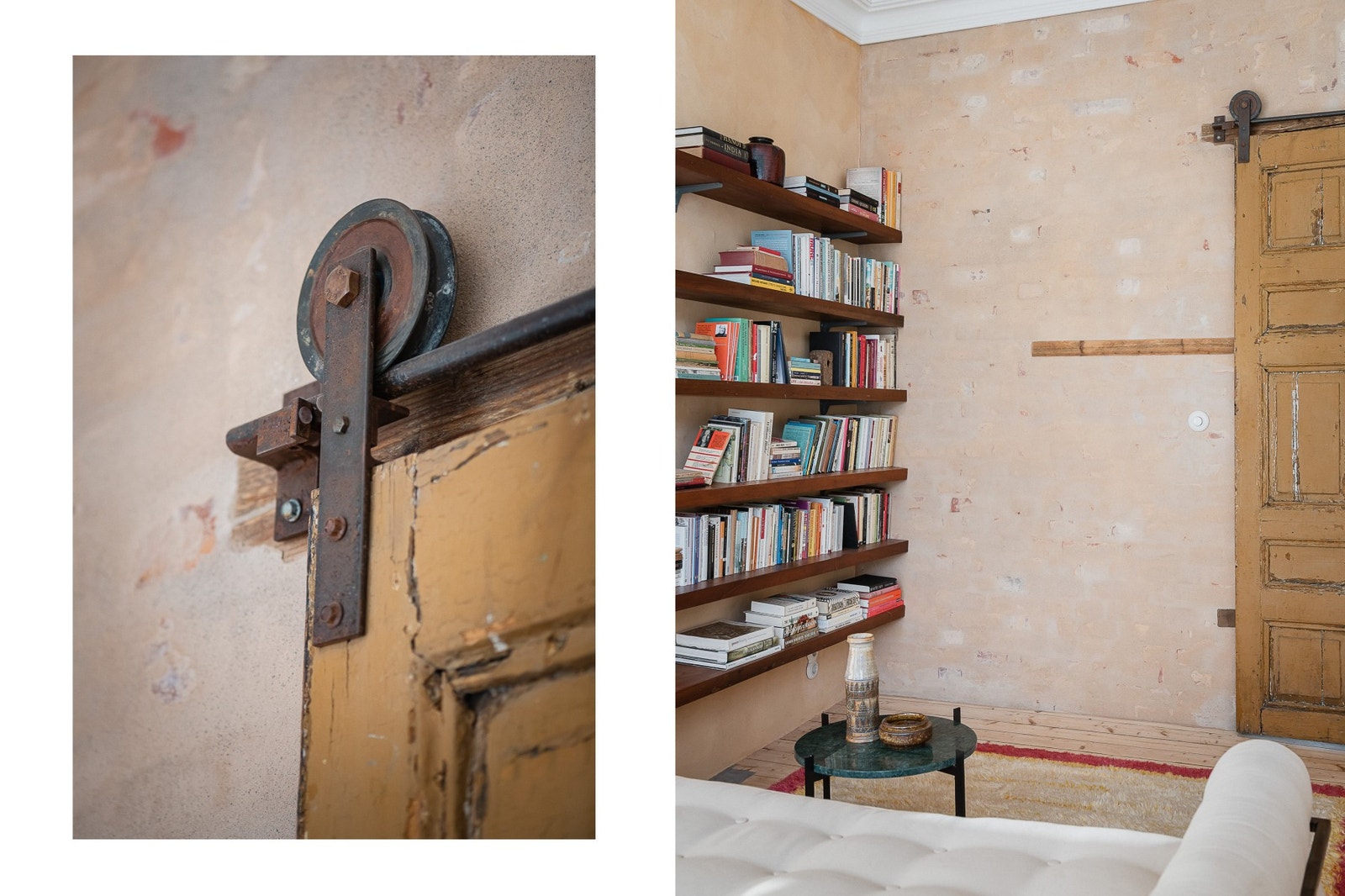 Spesiallaget smijernskinne for skyvedør. Galleribilde