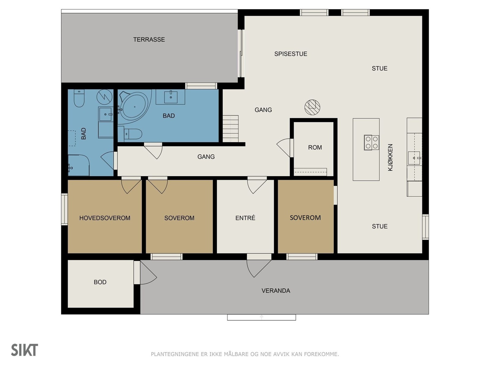 Plantegning Galleribilde