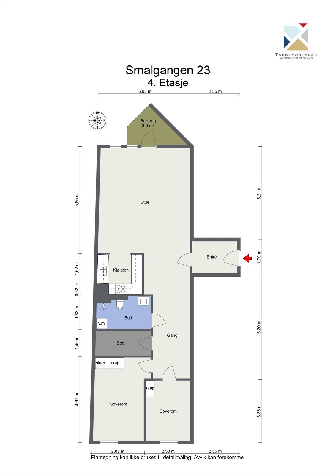 Plantegning Galleribilde