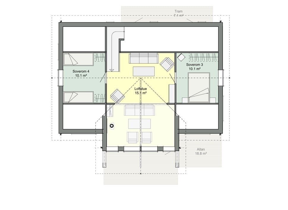 Hems,loft. Galleribilde