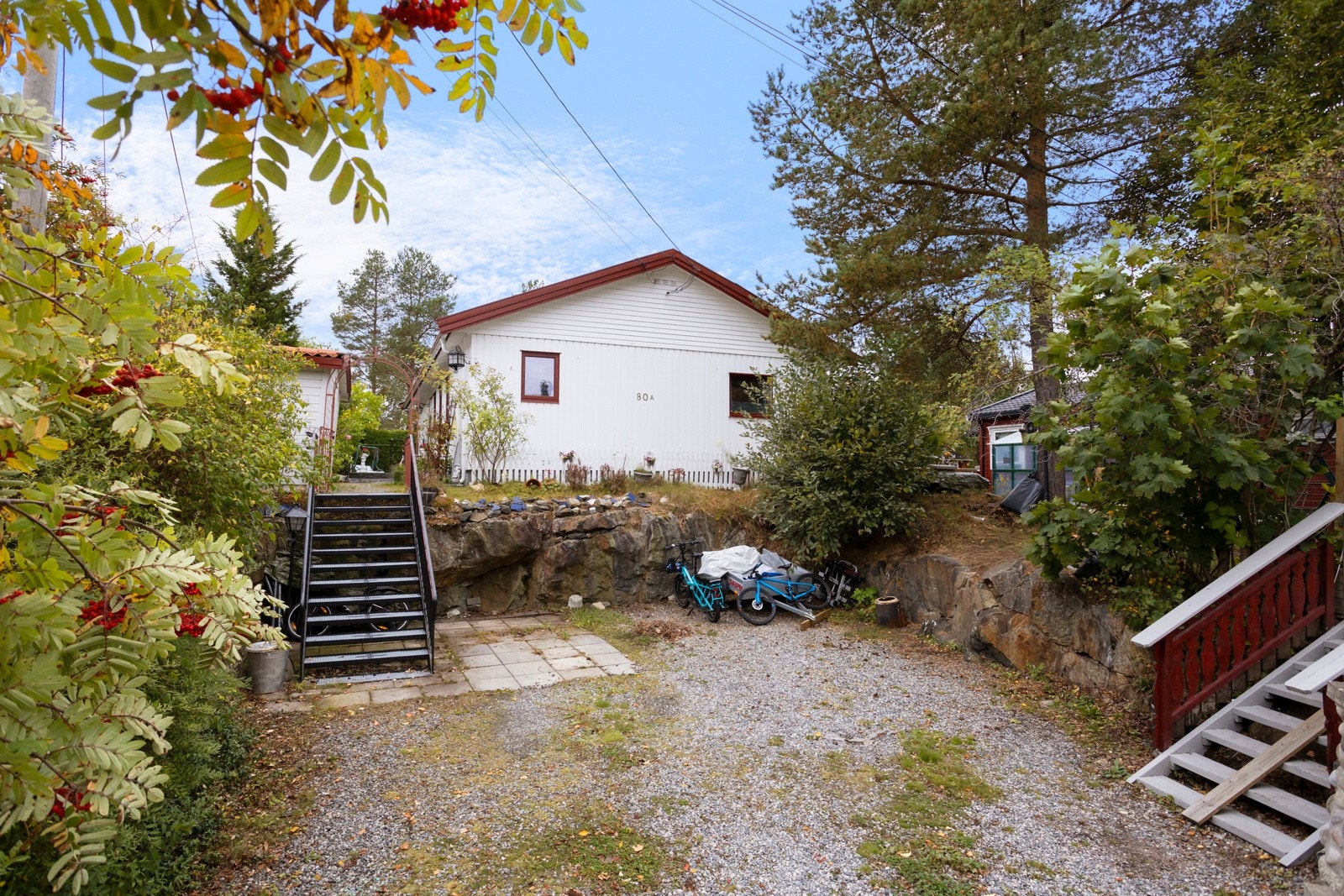 Biloppstillingsplasser på tomta Galleribilde