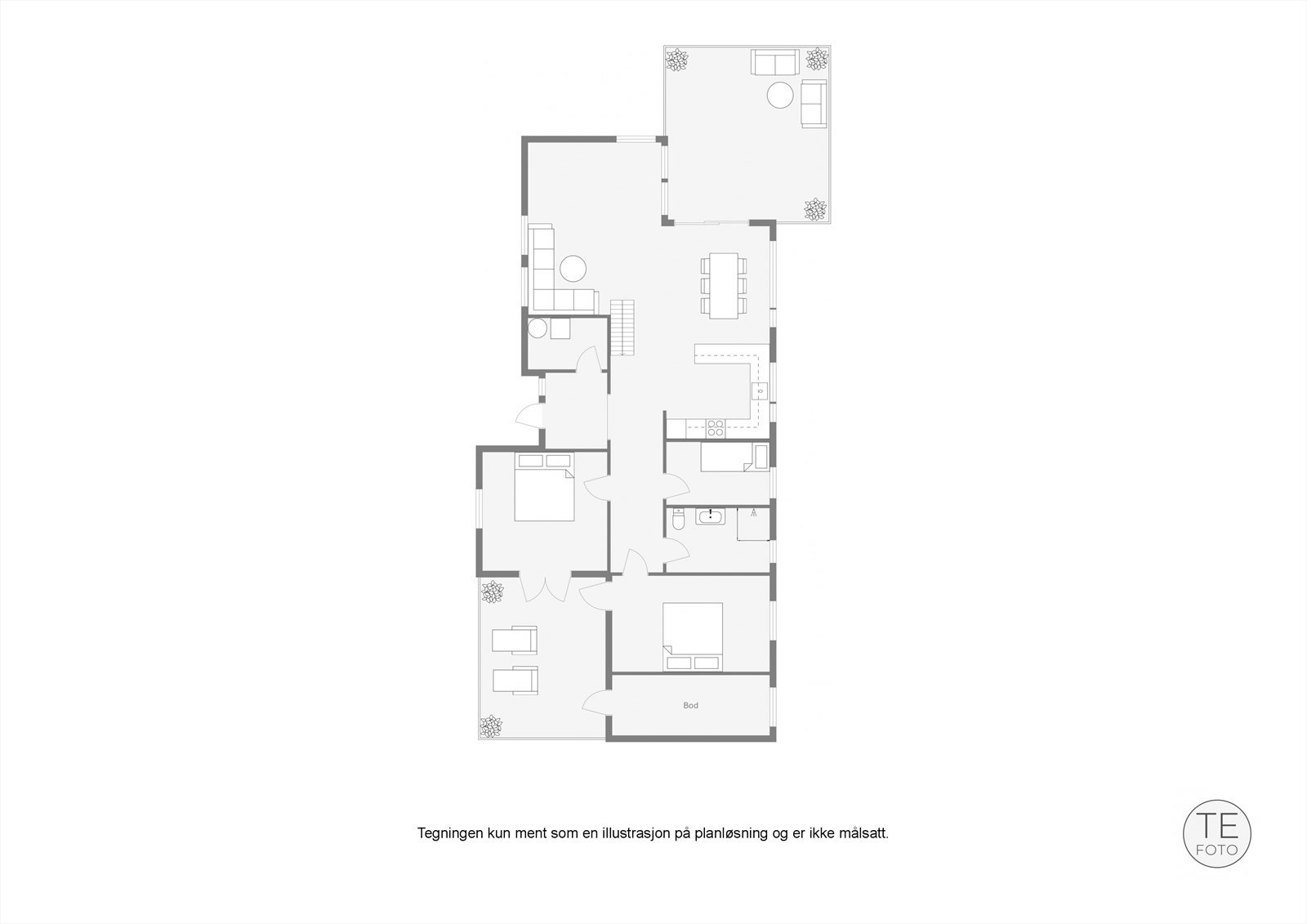2D Planskisse Galleribilde