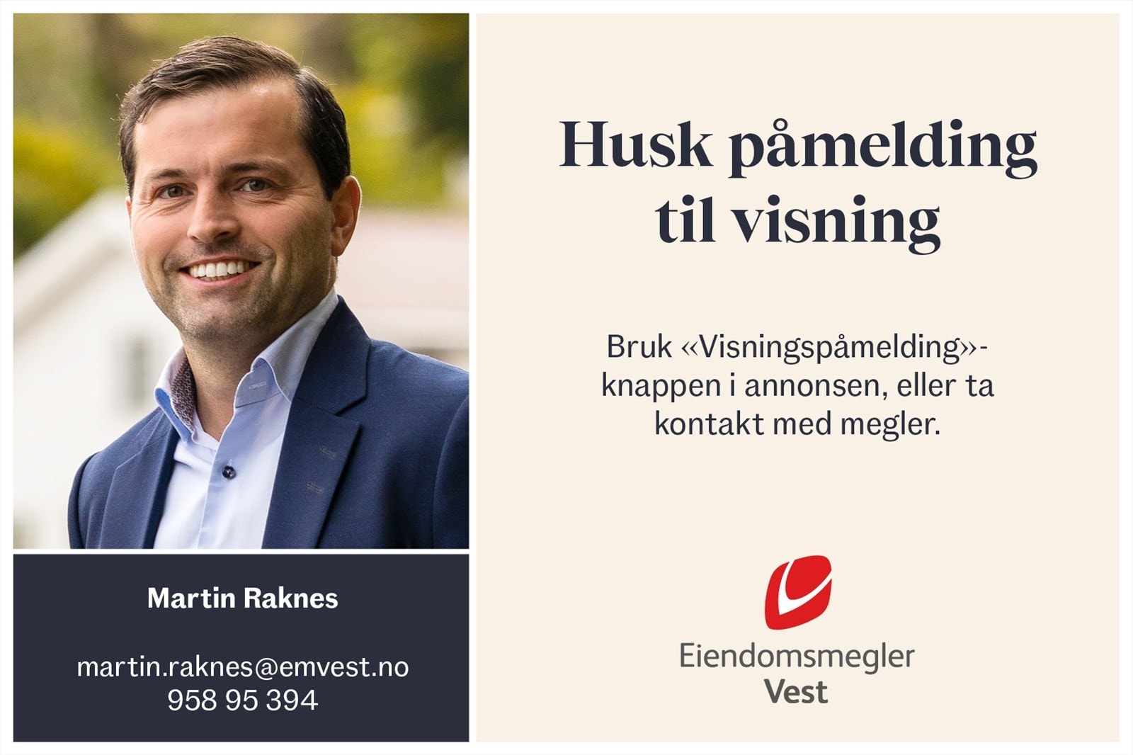 Kontakt megler på 95895394 for påmelding til visning! Galleribilde
