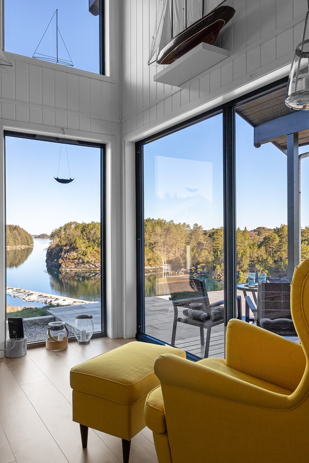 Legg merke til vindusflatene og lysinnslippet Galleribilde