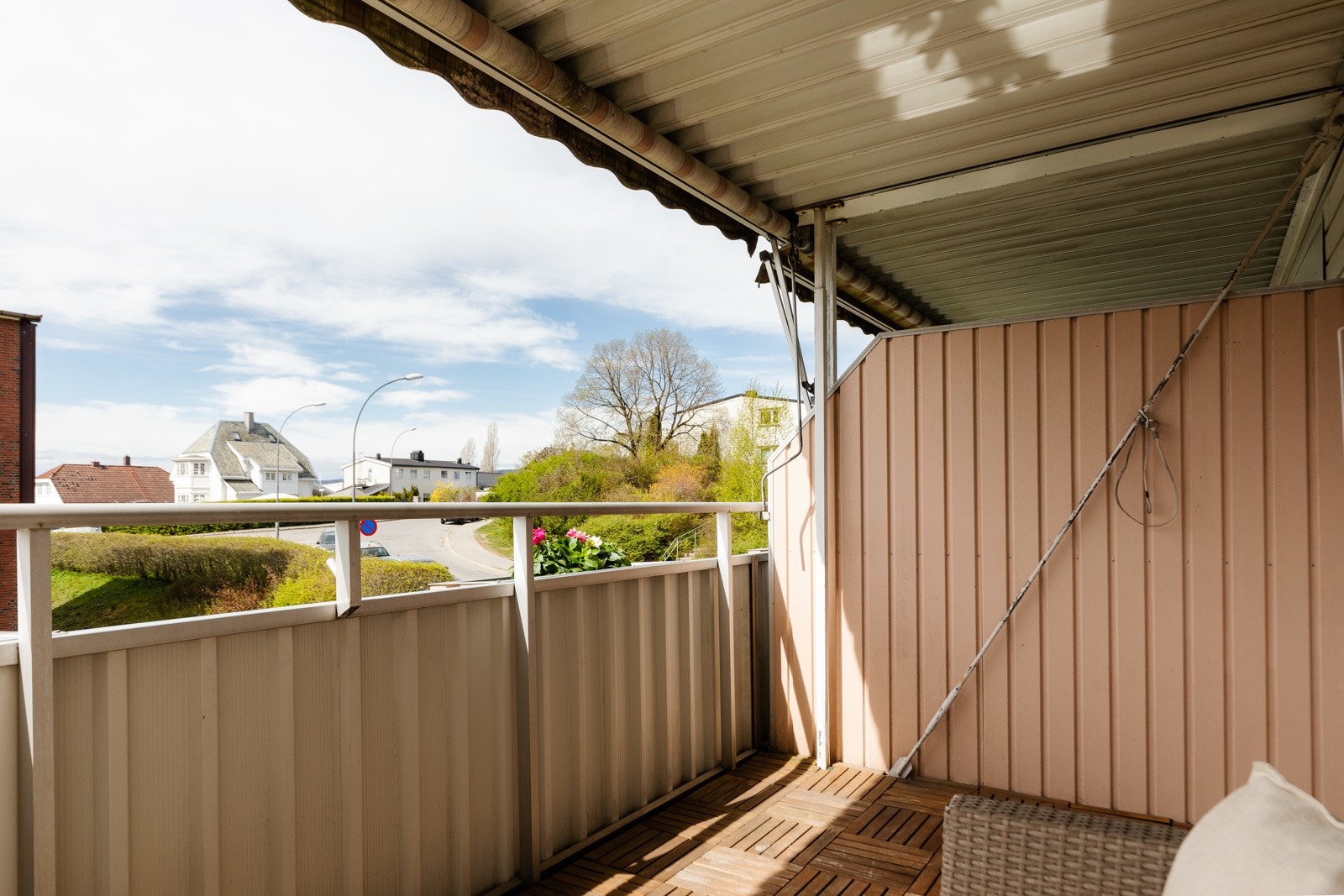 Balkongen er på hele 8 m². Galleribilde