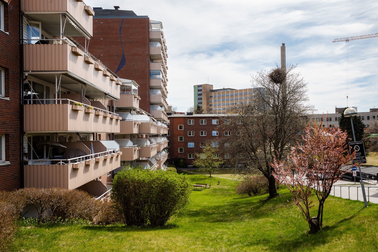Leiligheten er beliggende i byggets tredje etasje. Galleribilde
