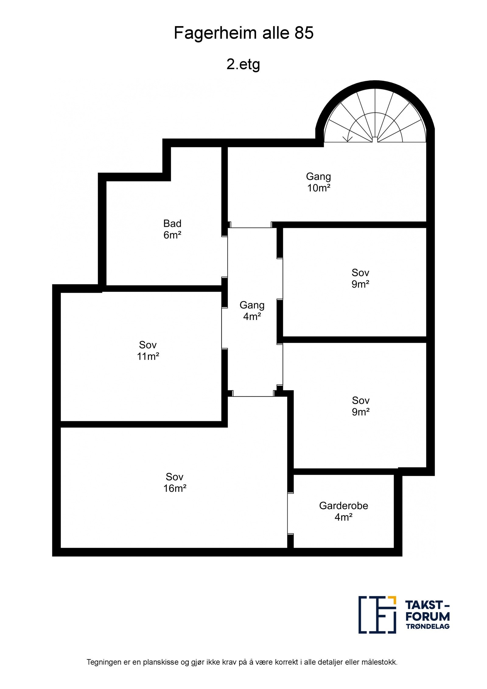 Plantegning 2.etasje. Galleribilde