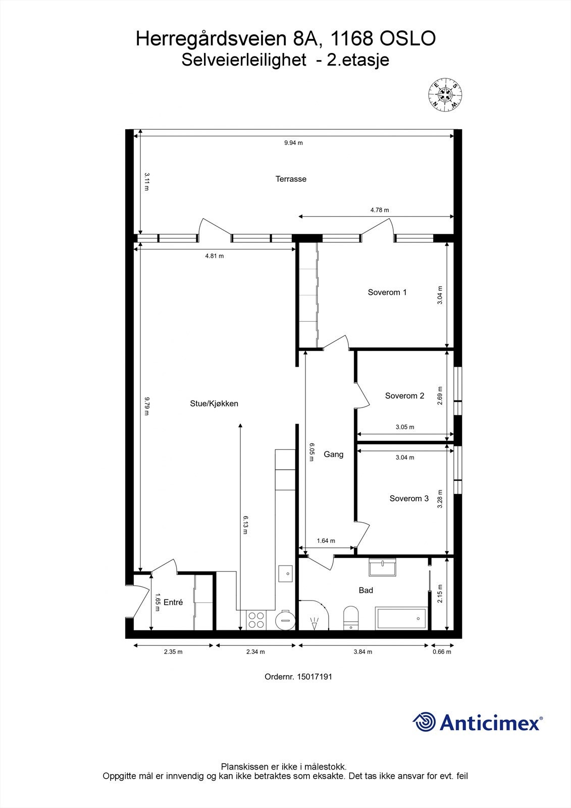 plantegning Galleribilde