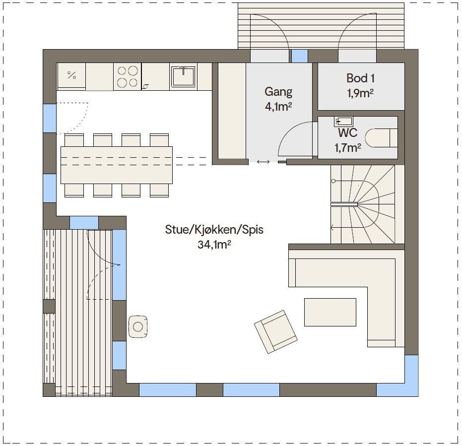 Vy 13UH hovedplan Galleribilde