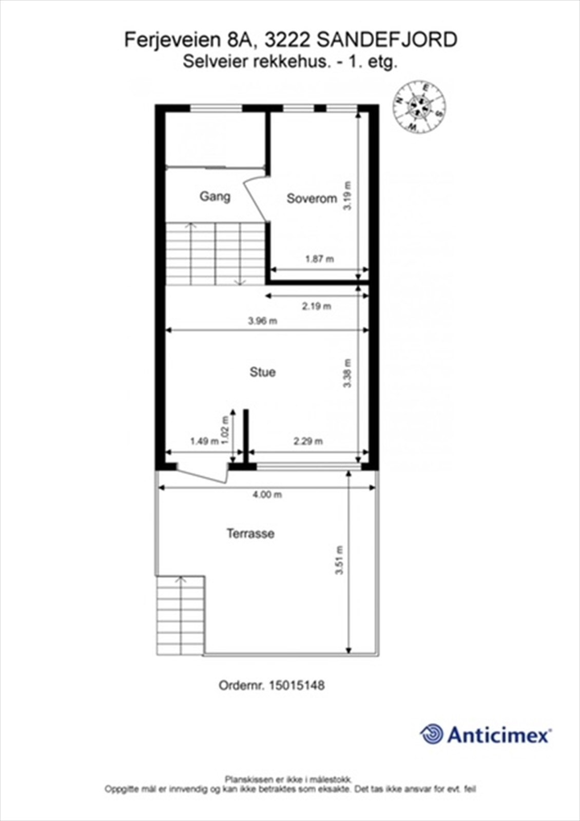 Plantegning 1.etg Galleribilde