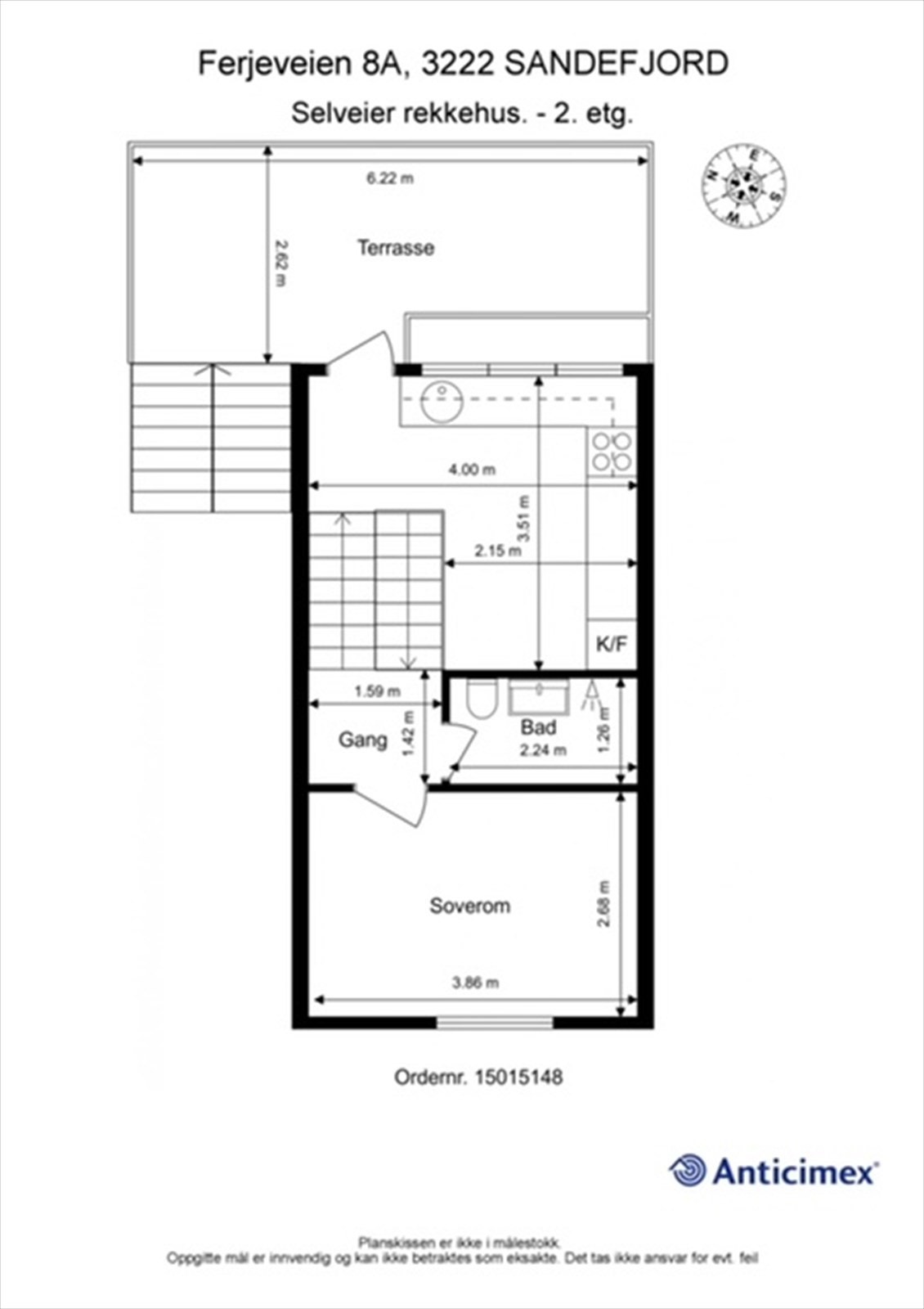Plantegning 2.etg Galleribilde