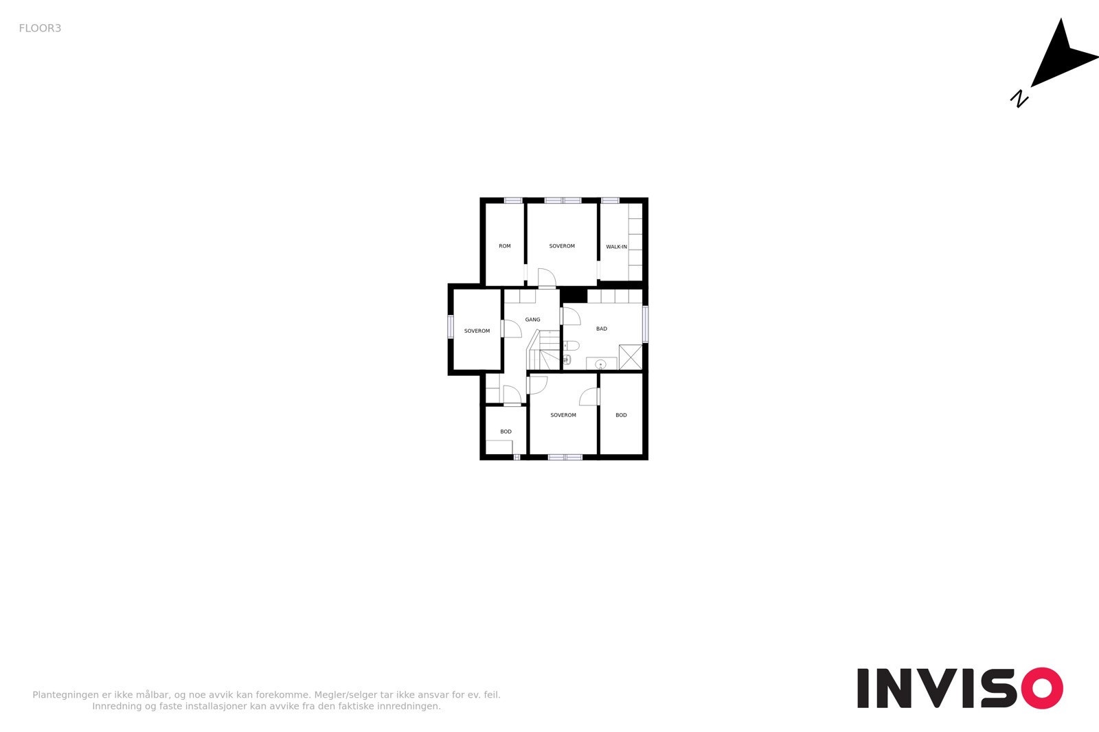 Plantegning 2. etasje. Galleribilde