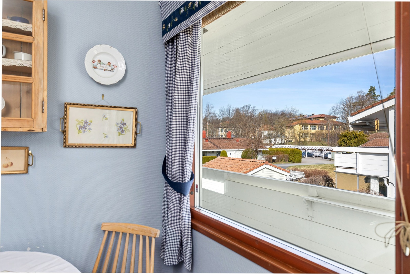 Borettslaget ligger rolig til innerst i en blindvei Galleribilde