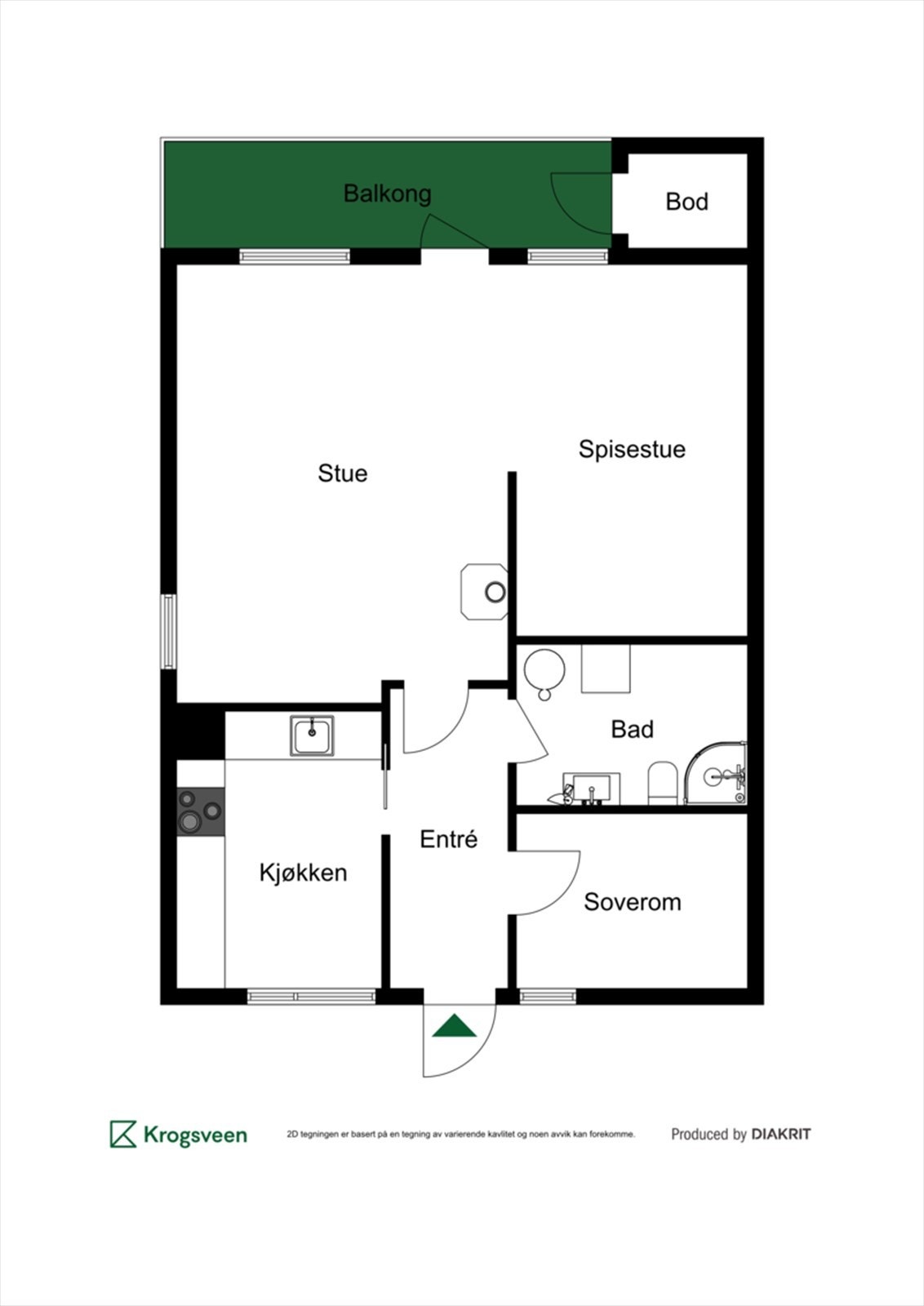 Plantegning Galleribilde