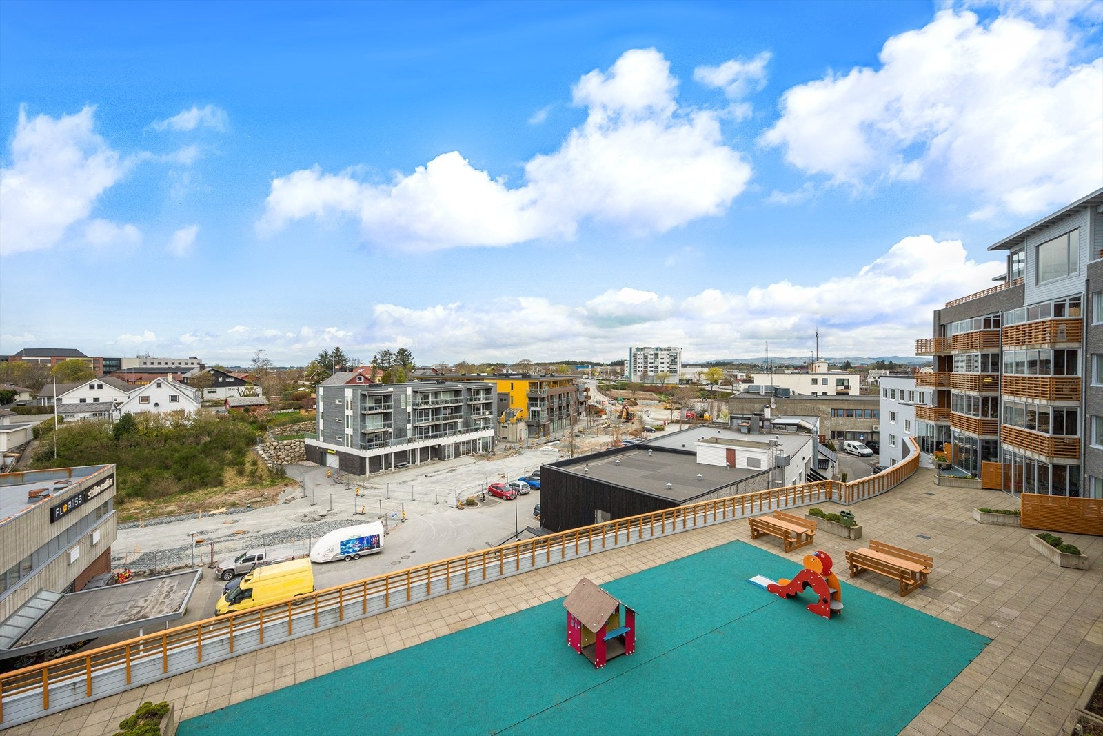 Fint opparbeidet uteområde Galleribilde