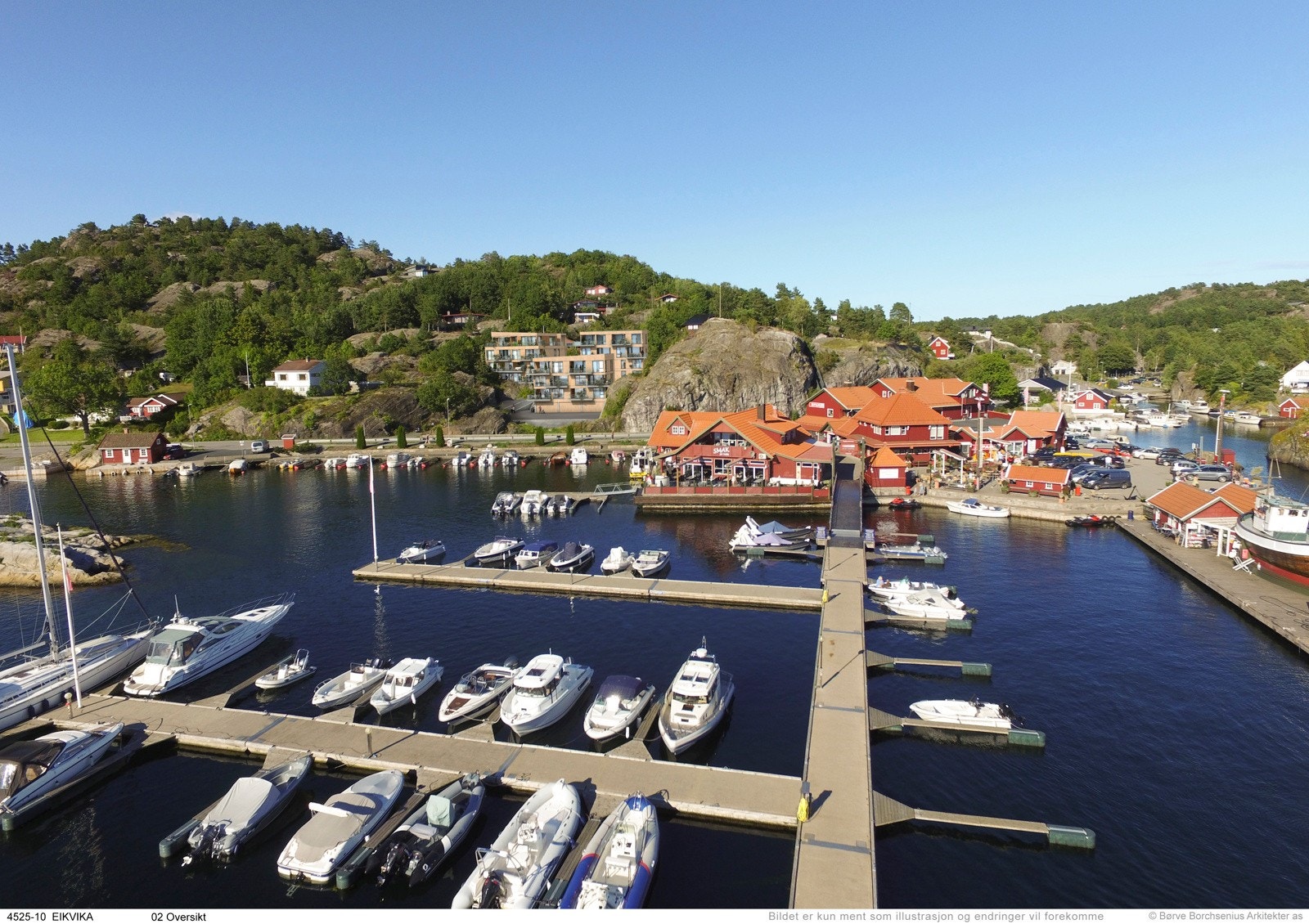 Idyllisk plassering rett ved Marinaen på Valle Galleribilde