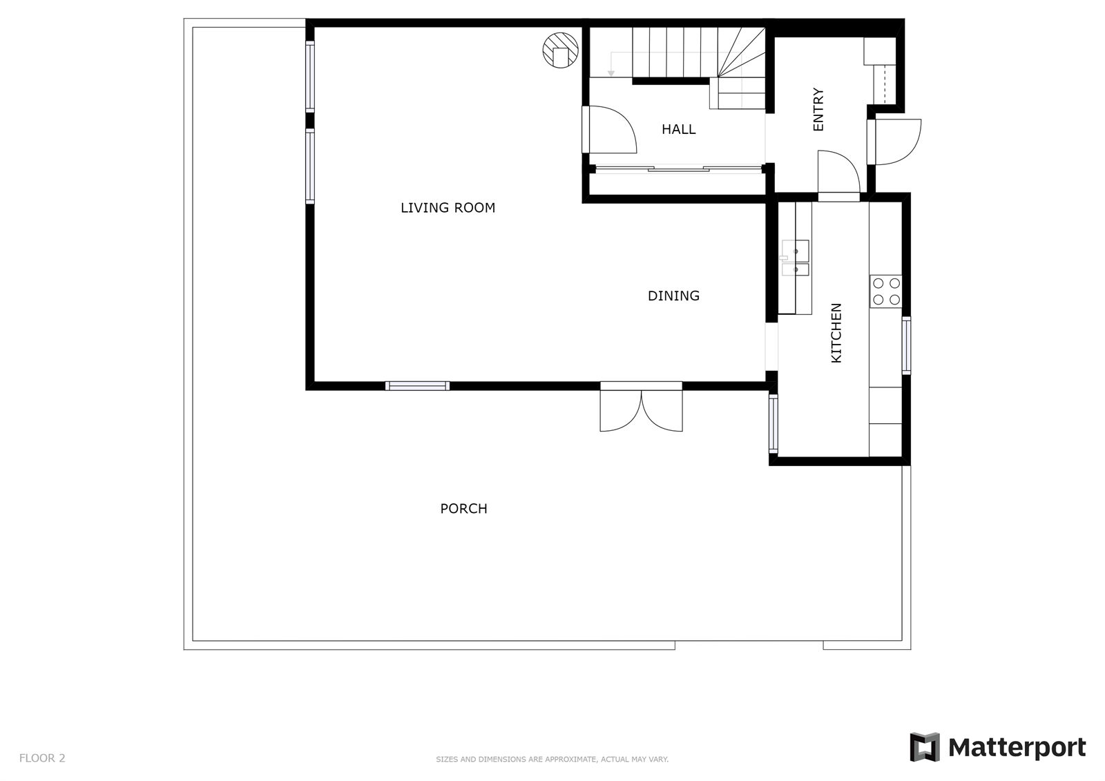 Planskisse - Hovedetasje Galleribilde