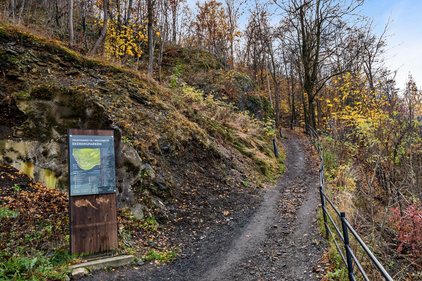 Tursti opp mot Ekebergparken. Galleribilde