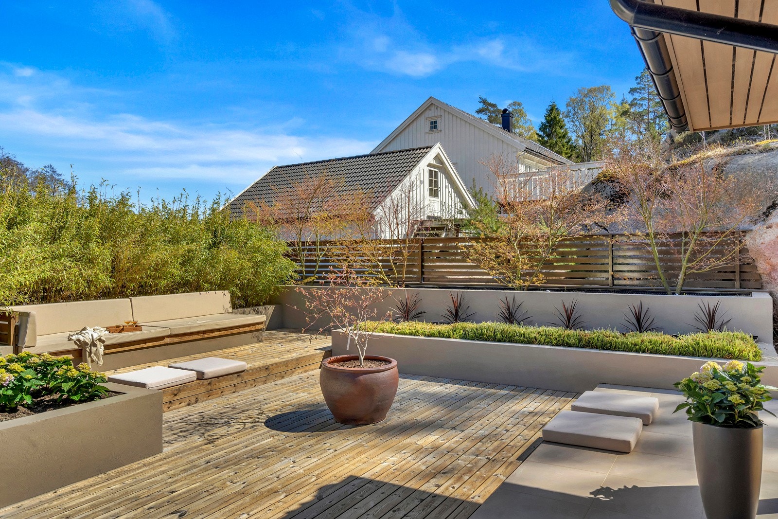 Usjenerte uteområder med god plass til familien Galleribilde