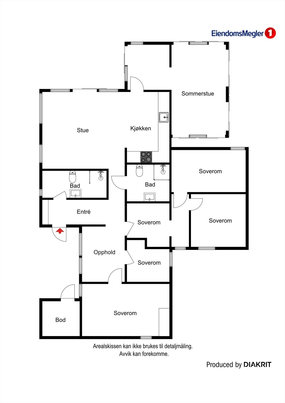 Planskisse Galleribilde
