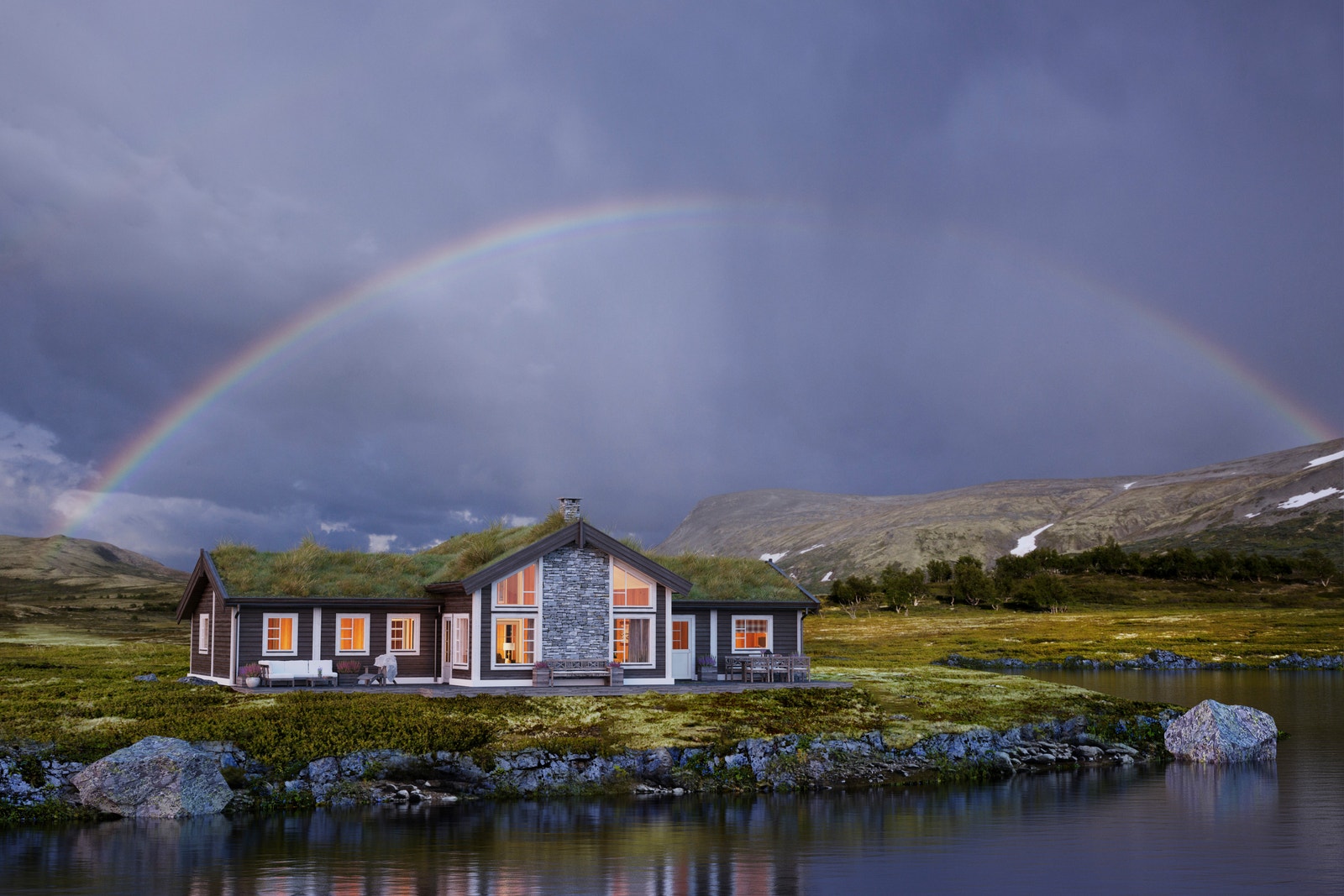 Storstuggu, en av flere modeller som kan bygges på Hestknappen Galleribilde