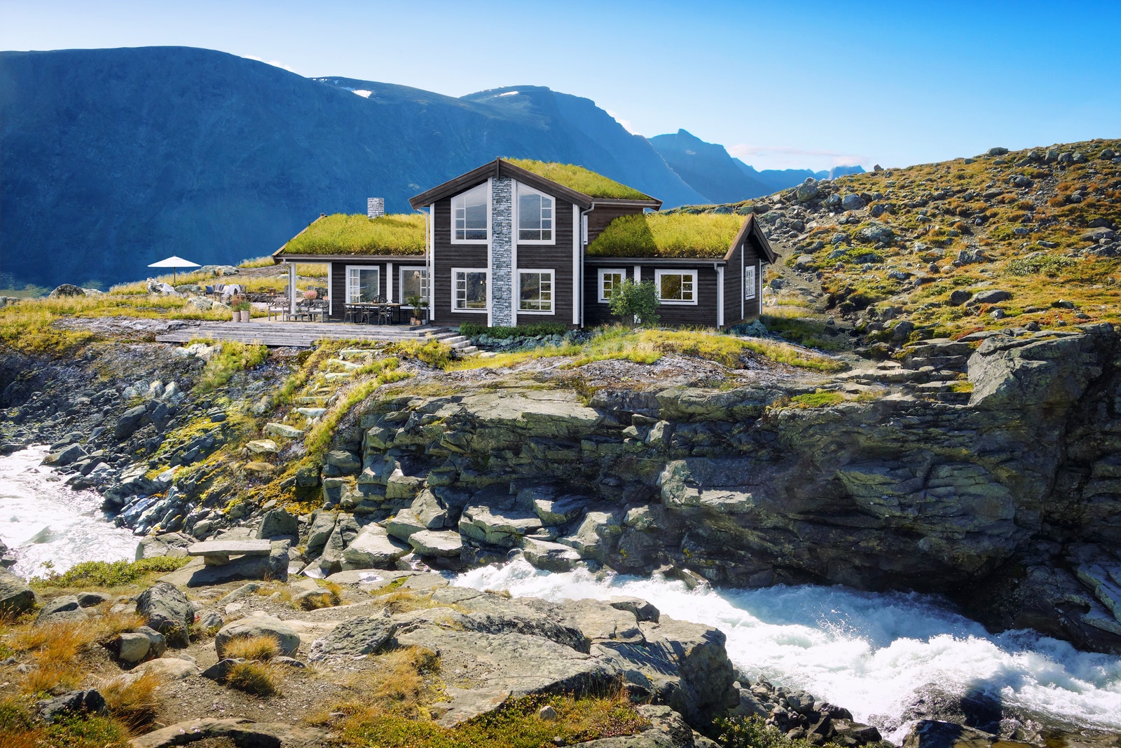 Høgvarde, en av flere modeller som kan bygges på Hestknappen Galleribilde