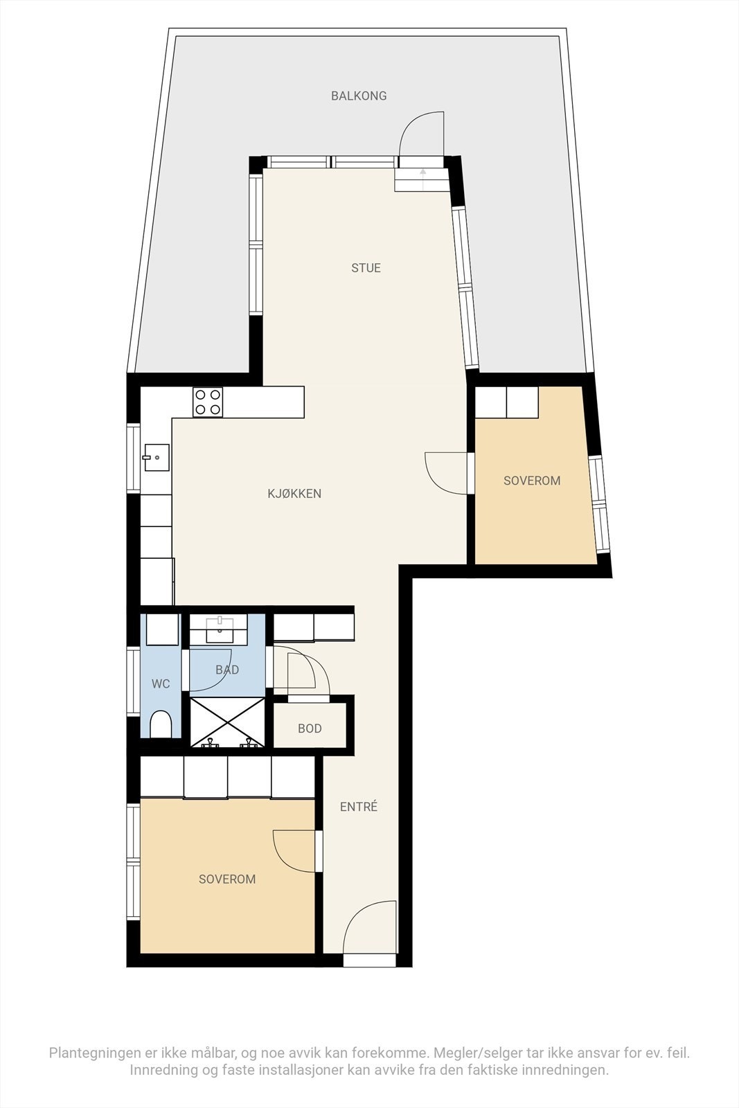 Plantegning 5. etg Galleribilde