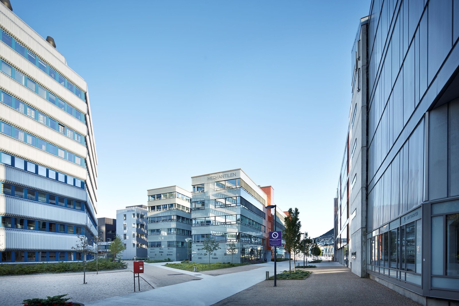 Kontorlokalene ligger i byggets 1. etasje Galleribilde