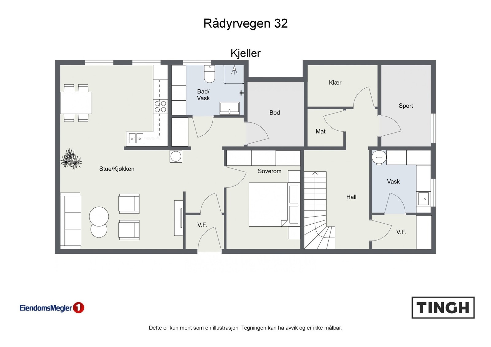Plantegning Galleribilde
