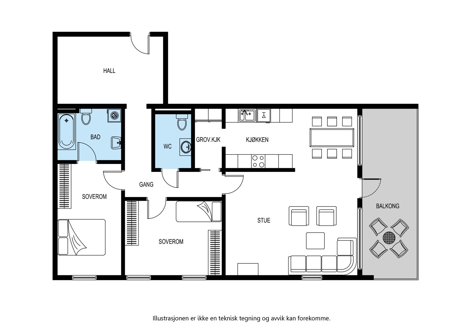 Plantegning Galleribilde