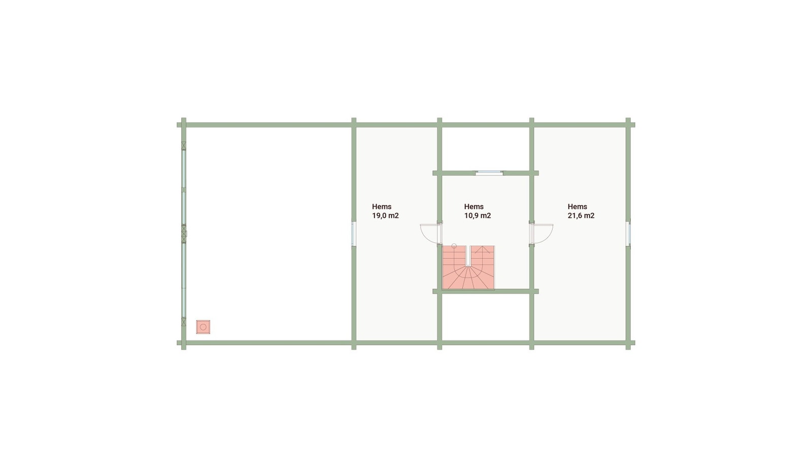 Plantegning hems Galleribilde