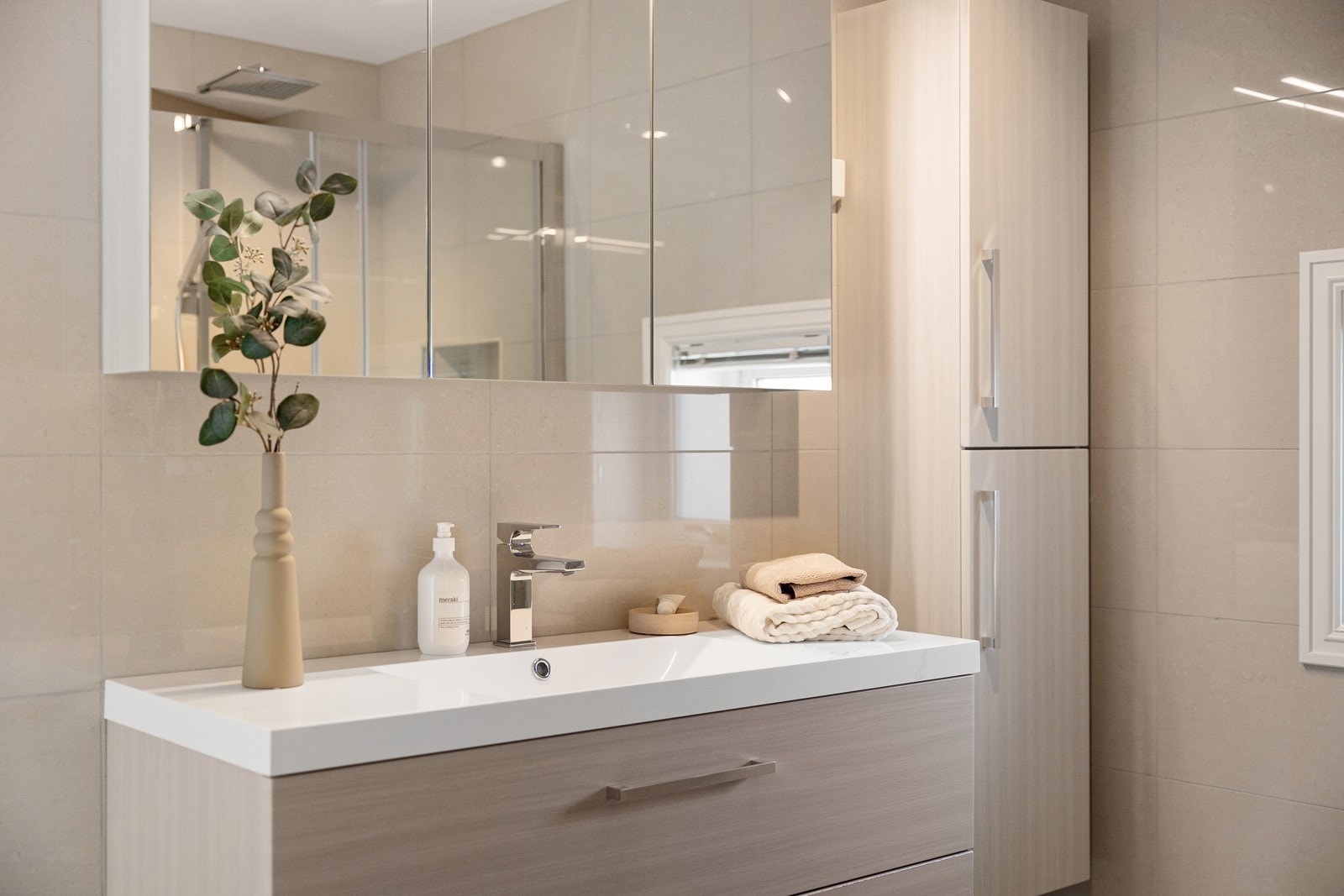 Badet har fin innredning Galleribilde