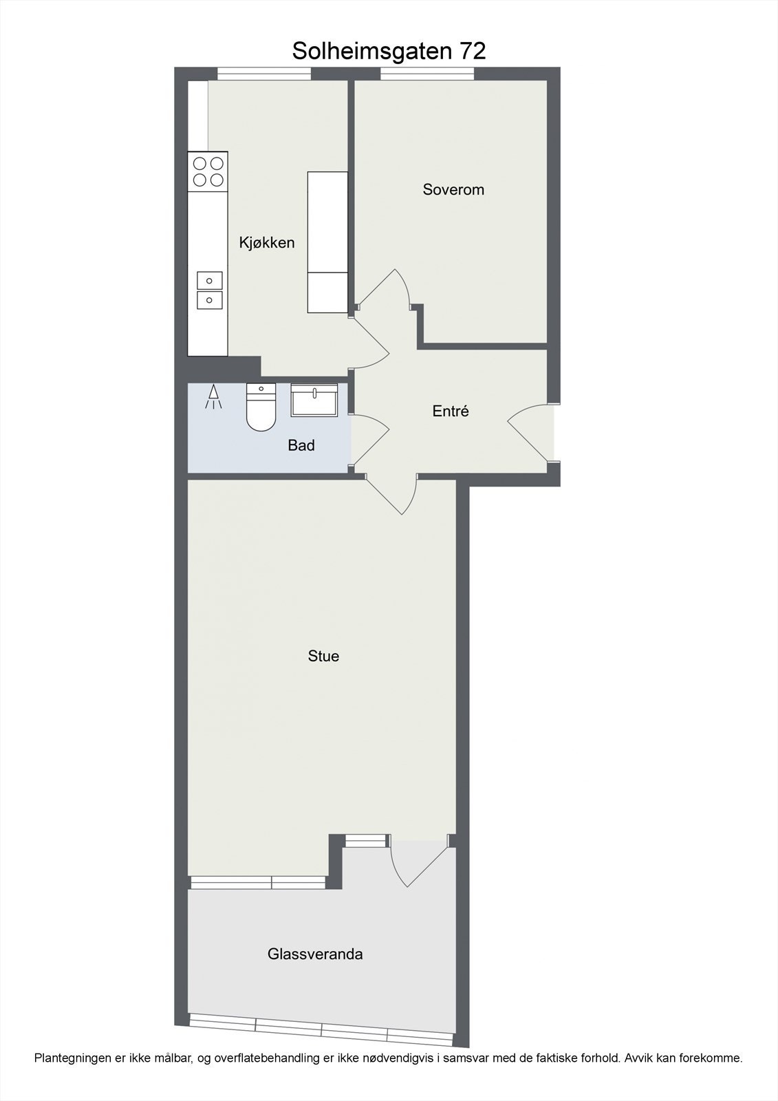 2D - Plantegning Galleribilde