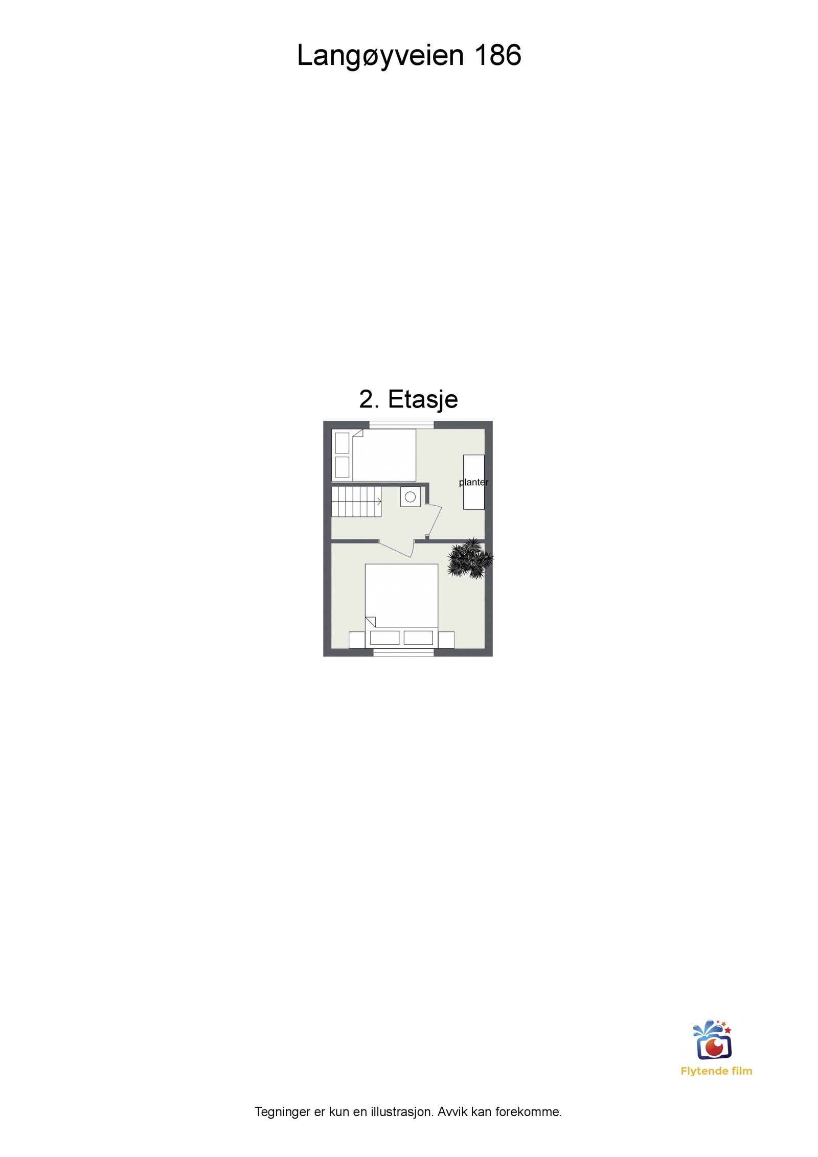 Plantegning 2. etasje Galleribilde