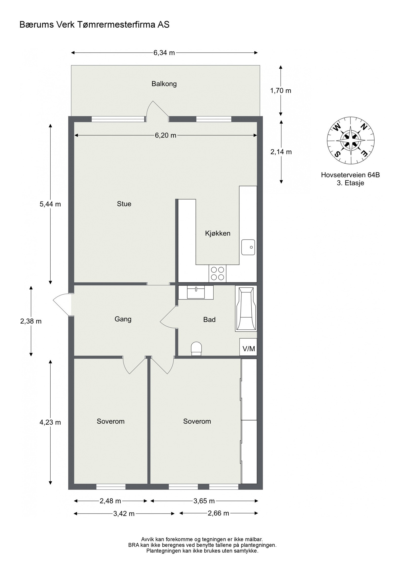 Hovseterveien 64B - 3. Etasje Galleribilde