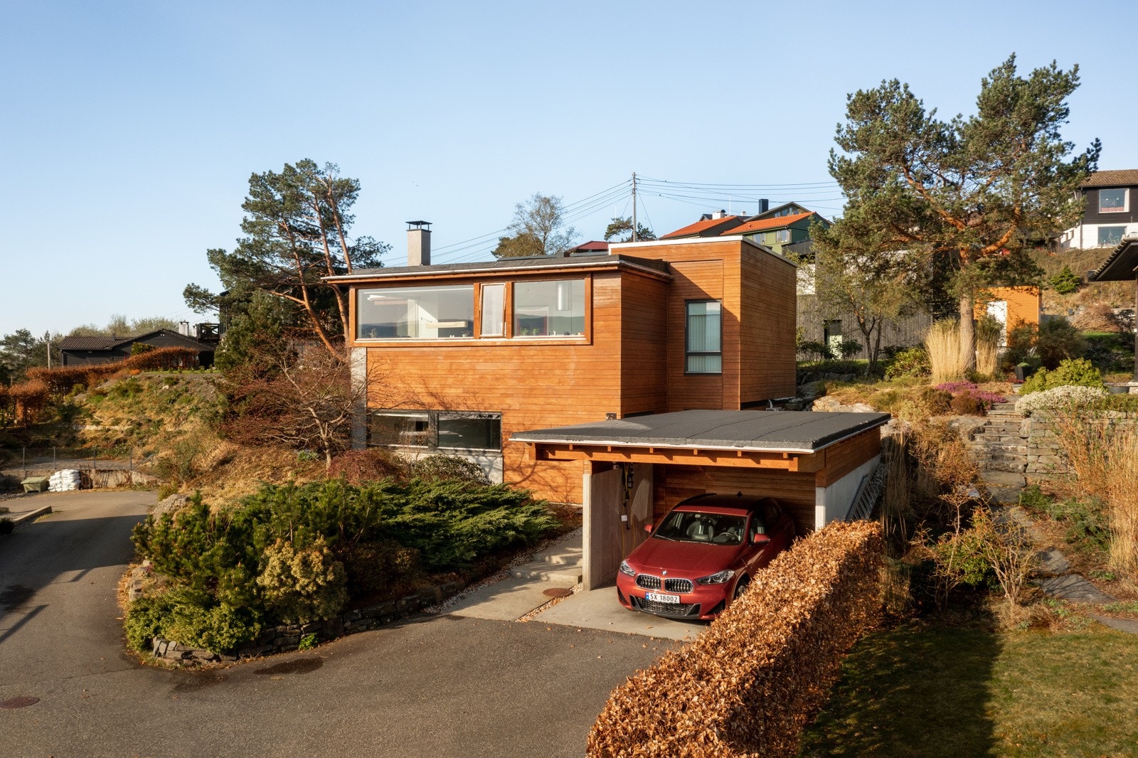 Huset er tegnet av dagens eiere, arkitektene Arvid og Vibeke hos En til En Arkitektene AS Galleribilde