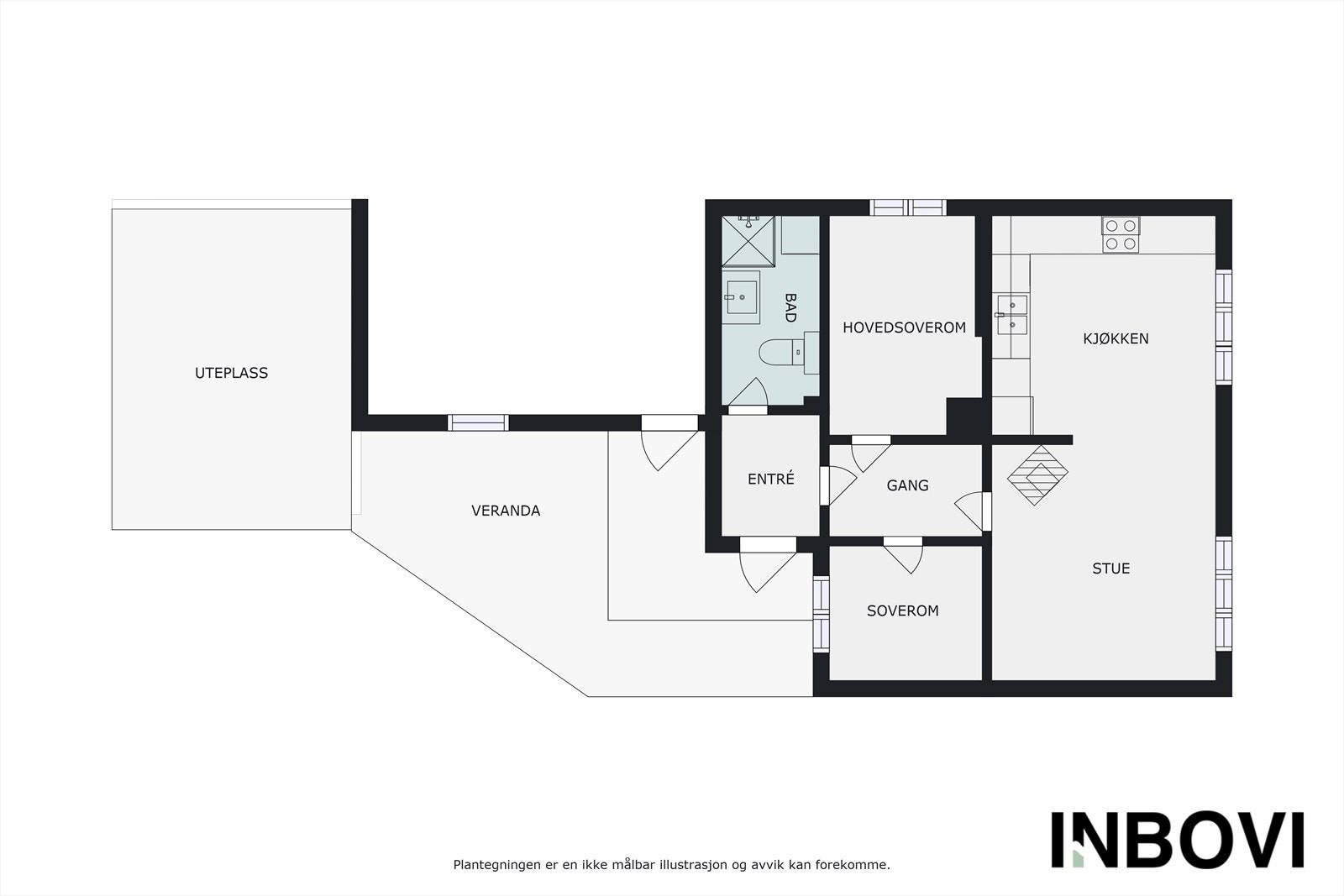 Plantegning Galleribilde