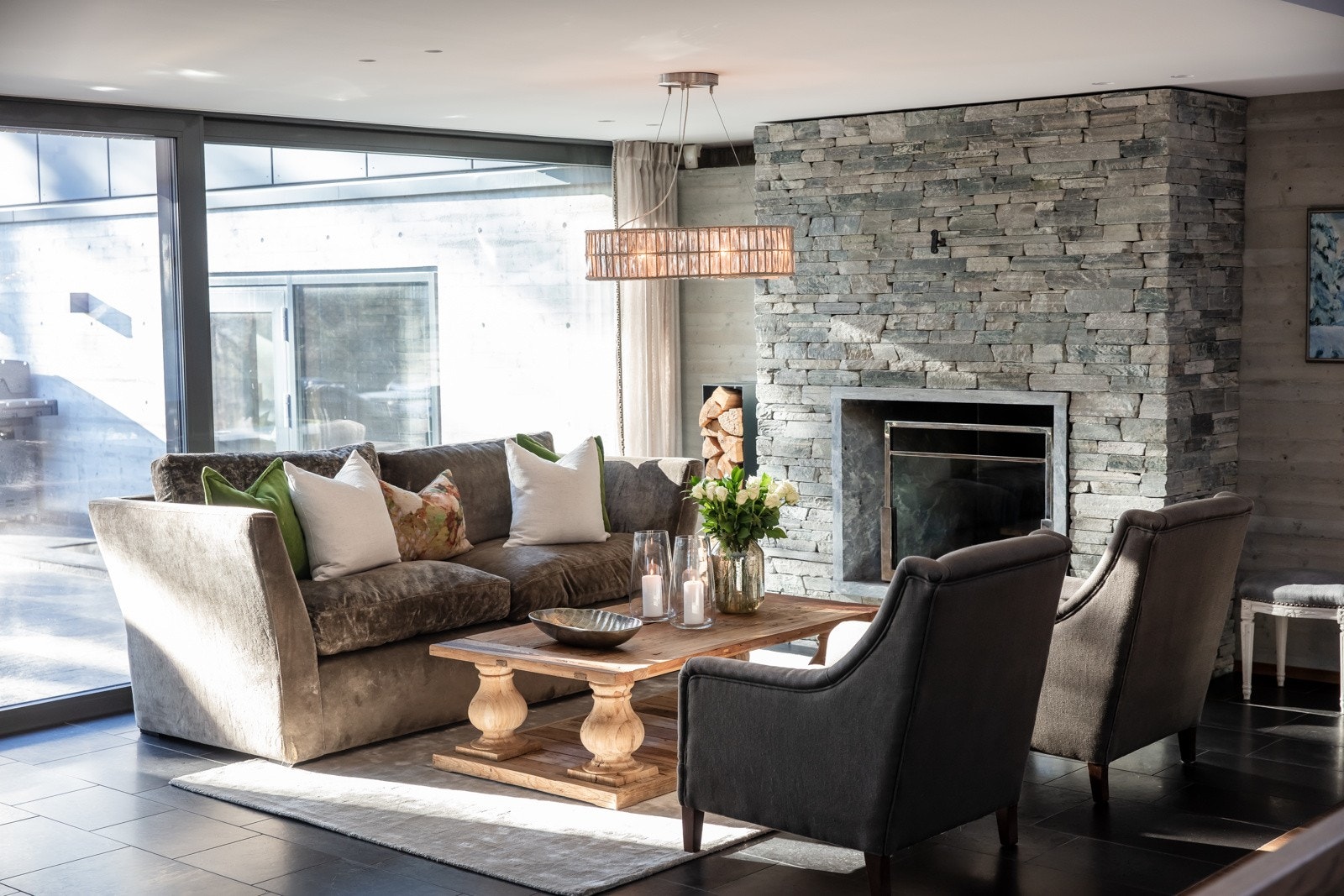 Skiferpeis med Oppdalskifer. Galleribilde