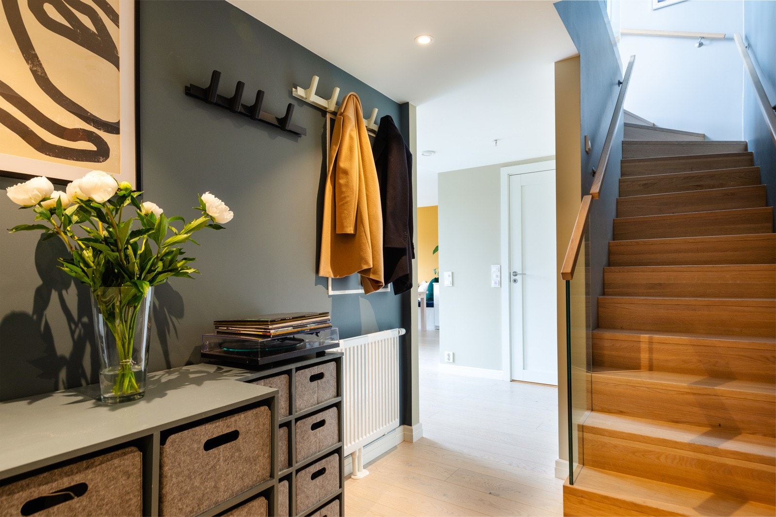 Trapp opp til leilighetens andre plan i 5. etasje. Galleribilde