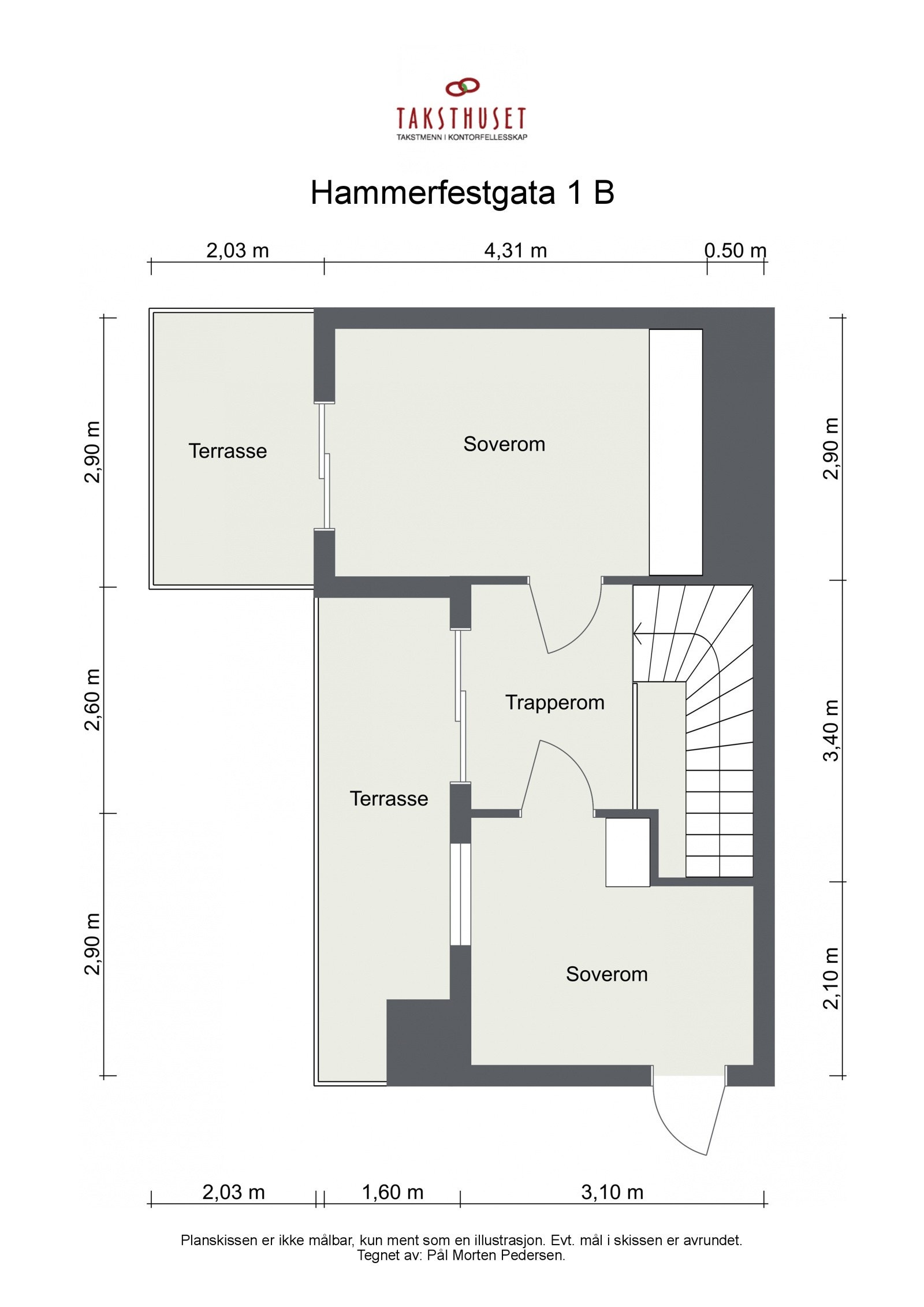Plantegning 5. etasje. Galleribilde
