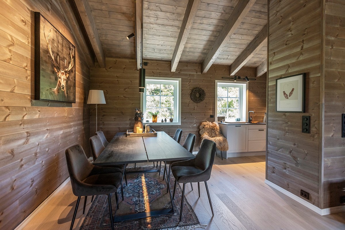 Spisestue fra visningshytte - Bildet er kun ment som orientering og avvik vil derfor kunne forekomme Galleribilde