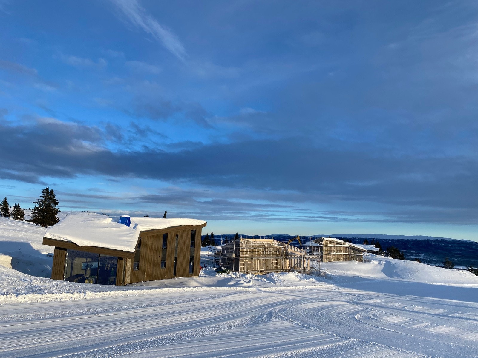 Bilde fra hyttefeltet på Storefjellstølen Galleribilde