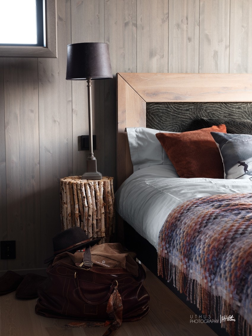 Detaljbilde fra soverommet. Galleribilde