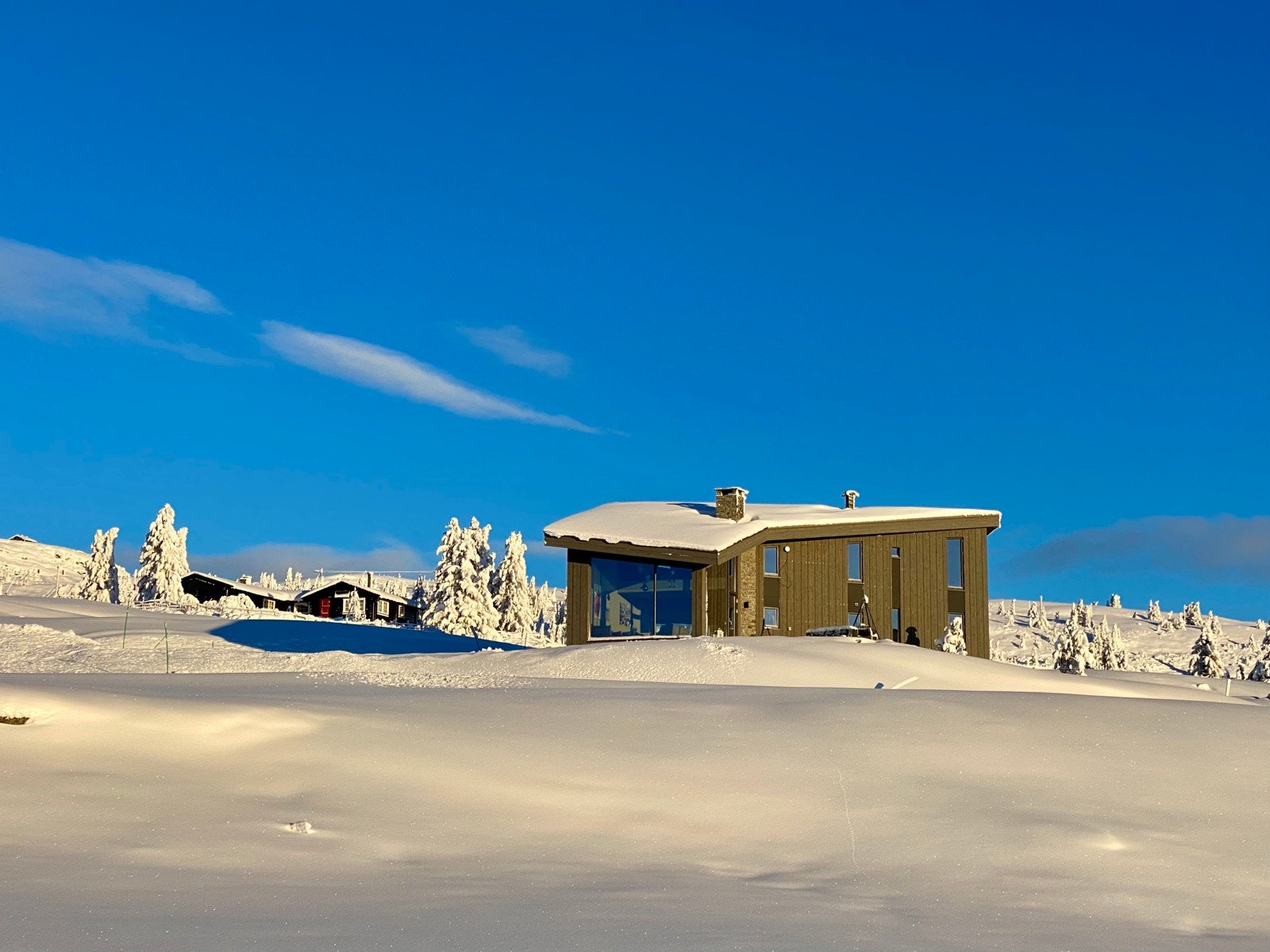 Hyttemodellen Tunheim har et spennende og moderne uttrykk. Galleribilde