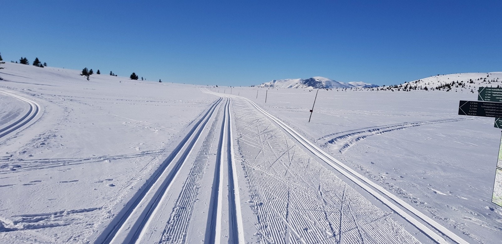 Området kan by på en rekke flotte skiløyper. Galleribilde